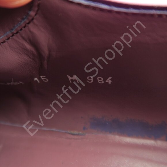 Mezlan Shoes Mens 15 M Cream Black Dress Two Tone Chisel Toe Derby Blucher - Picture 15 of 15